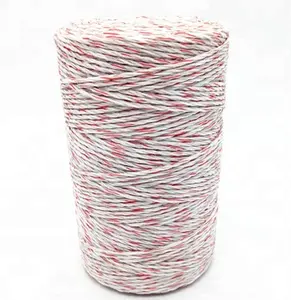 250m roll polywire electric fence polywire fencing with Cu Wire pe rope twine