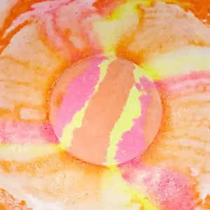 Relax Spa Pembuat Buatan Tangan Label Pribadi Bath Bombs Bentuk Bath Ball Fizzy Spa Warna-warni Gelembung Bath Boombs