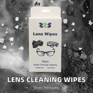 ZRS Individual Disposable Lens Cleaning Paper Wet Strength Humid Wipes Effectively Clean <b>Camera</b> Eyeglass Phone <b>Glasses</b> - Product Image 2