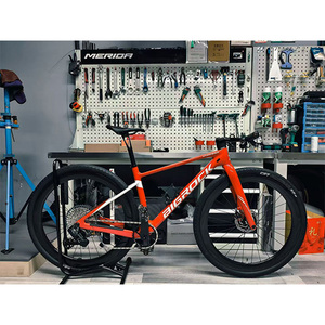 Cuadro de carbono ligero T800+T1000 para gravel con disco, cableado interno completo y dropout UDH. Cuadro de carbono para gravel T100. - Product Image 6