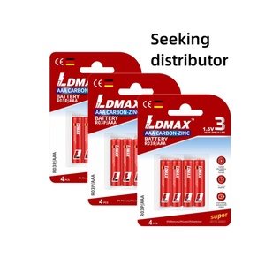 1.5V AAA 배터리 R03P UM4 아연 탄소 기본 건전지, 오래 지속되는 셀로 저렴한 가격, 3 년 유통 기한 - Product Image 2