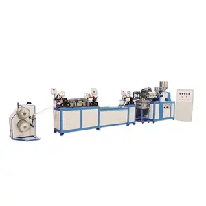 High capacity and efficiency knotless net extrusion line