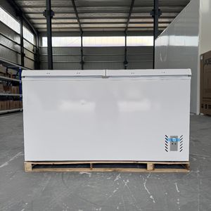 Congélateur à ouverture par le haut Réfrigérateurs Armoire à glace Congélateur coffre profond horizontal commercial Double portes utilisées pour la congélation de la viande de poisson - Product Image 2