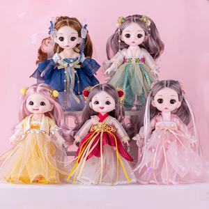 Poupée antique de princesse Hanfu, vêtements d'époque, <span class=keywords><strong>cadeau</strong></span> d'anniversaire pour <span class=keywords><strong>fille</strong></span> - Product Image 1