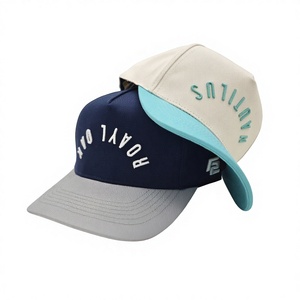 Gorra de Béisbol de Cinco Paneles en Dos Tonos, Más Vendida, con Logotipo Bordado Personalizado, MOQ Bajo, OEM, Suministro Confiable de Fábrica Profesional - Product Image 1