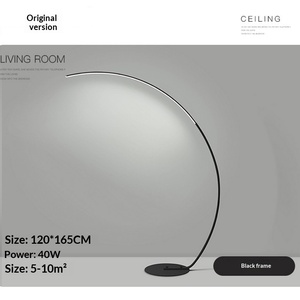 Sınır Ötesi Ayaklı Lambader Led Tasarımcı Sanat Modeli Bahçe Yaratıcı Ark Minimalist Ins Balıkçı Lambası - Product Image 4