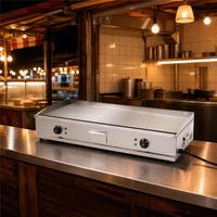 Plaque de cuisson électrique professionnelle en fonte de qualité supérieure, 9 kW, à faible niveau sonore, pour équipement de cuisine commerciale