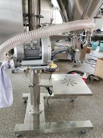 Machine de remplissage semi-automatique pour sachets de café en poudre, épices et engrais, avec pesage de sacs jusqu'à 5 kg