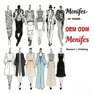 Menifes OEM ODM Abito da Donna Personalizzato di Alta Qualità, <span class=keywords><strong>Abbigliamento</strong></span> Casual <span class=keywords><strong>in</strong></span> Denim all'Ingrosso, Design Made <span class=keywords><strong>in</strong></span> China - Product Image 2