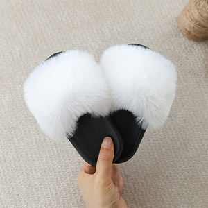 Pantuflas de verano para niños y niñas, para interiores y exteriores, suaves y cómodas, con suela de EVA, peludas, de piel sintética. - Product Image 6