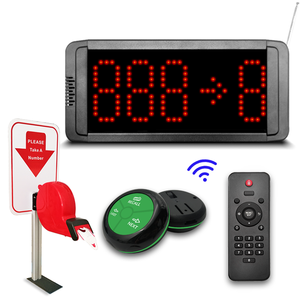 Elektronische Wachtrij Beheren Systeem Draadloos Wachtrijbeheersysteem Met Roll Ticket Dispenser Twee Display En Twee Knoppen - Product Image 1