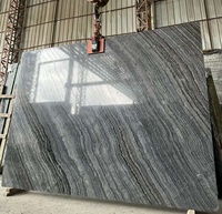 Grande dalle de marbre noir de la Forêt-Noire à grain de bois antique, polie, pour revêtement mural, pavage de sol et décoration intérieure de villa