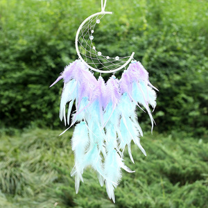 Atrapasueños Colgantes Decorativos, Adornos Creativos <span class=keywords><strong>para</strong></span> el Hogar, Adornos Colgantes de Plumas Estilo Europeo y Americano, Atrapasueños Indio - Product Image 4