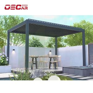 10X10 Alumínio Gazebo com telhado duplo Rede Cortinas Jardim Lawn Pátio Shelter Pergola retrátil - Product Image 1