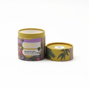 Eco-friendly Elegant Scented Candle Paper Cylinder Jar Anniversary Festival Candles Fragrances <b>Container</b> - Product Image 5
