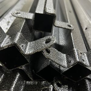 Tente portable personnalisée pour événements, impression sérigraphique, noir et gris, 1,5x1,5 mètres, vente en gros d'usine, logo personnalisé - Product Image 5