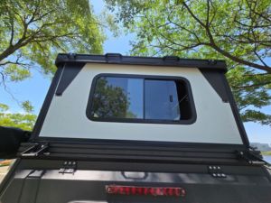 Tente de toit rigide pliable <span class=keywords><strong>pour</strong></span> pick-up 4x4 tout-terrain, imperméable, en aluminium, <span class=keywords><strong>pour</strong></span> 2 personnes - Product Image 4