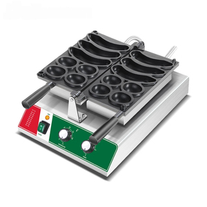 เครื่องทำวาฟเฟิลอเนกประสงค์ขายดี รูปทรง<span class=keywords><strong>กล้วย</strong></span>และไข่ยิ้ม พร้อมระบบควบคุมอุณหภูมิแม่นยำ - Product Image 4