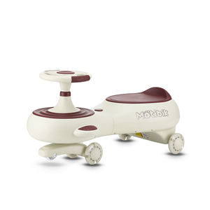 Grote Rode Kinderen Rijd-op-Swing Wiggle Twist Auto Met 4 Knipperende Wielen - Product Image 1