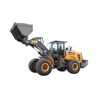Wheel Loader Merek Terbaik 6.3 Ton dengan Bucket 3.5m³ Payloader XC968 Front Loader Mini Wheel Loader