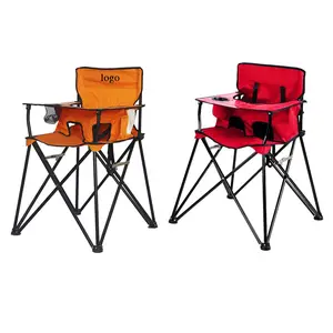 Custom Color Portable Kids Travel Dinner Seat Outdoor Feeding Highchair Baby Folding Camping Chair