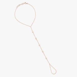 Diamond Hand Chain <b>Bracelet</b> Bezel Set Round Cut Lab Grown Lobster Clasp 10K 14K 18K <b>Solid</b> Gold Modern Fine Jewelry Factory Price - Product Image 6