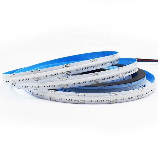 Smart Addressable 12v 24v Cct Rgb Rgbw Cob Flexible Led Strip Light 480led Led Cob Ra95 2700k 8mm