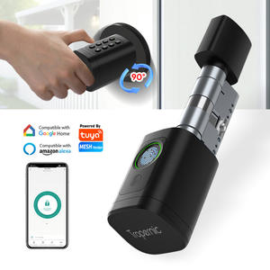 Impronta digitale <span class=keywords><strong>cilindro</strong></span> <span class=keywords><strong>cilindro</strong></span> principale in ottone di sicurezza Tuya Euro elettronica Smart <span class=keywords><strong>cilindro</strong></span> serratura serratura a mortasa <span class=keywords><strong>cilindro</strong></span> - Product Image 1
