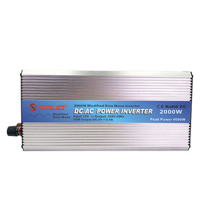 Onde sinusoïdale modifiée à haute fréquence 2000W <span class=keywords><strong>convertisseur</strong></span> onduleur de puissance <span class=keywords><strong>12v</strong></span> 24v 48vdc à 110V 220vac <span class=keywords><strong>230V</strong></span> 2KW Onduleur Prix - Product Image 4