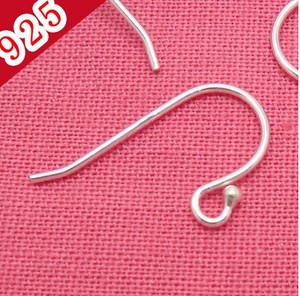 Ganchos <span class=keywords><strong>para</strong></span> <span class=keywords><strong>pendientes</strong></span> al por mayor gancho <span class=keywords><strong>para</strong></span> pendiente colgante de plata de ley 925 - Product Image 2