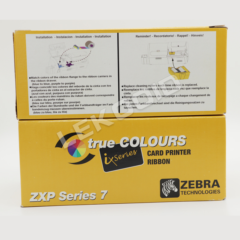 Zebra Zxp Series 7 Ymcko Printer Ribbon For Zebra Barcode Printer Odm