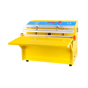 เครื่องซีลสูญญากาศแบบตั้งโต๊ะอัตโนมัติความแม่นยำสูง รุ่น 600 สีเหลือง สำหรับซีลแบบพลาสติกห่อสินค้าเชิงพาณิชย์ ใช้ไฟฟ้า ยี่ห้อ AMSK ราคาดีที่สุด - Product Image 1