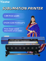 Printer Sublimasi Dye Yinstar High Speed 2-Head untuk I3200-A1 untuk Pencetakan Digital Tekstil CMYK 1.8m 95/h Garansi 1 Tahun