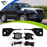 Kit de Pièces de Carrosserie pour Pare-chocs Avant Toyota Fortuner 2016+, Installation Facile, Pièces en Plastique, Mise à Niveau vers Fortuner 2021, État Neuf