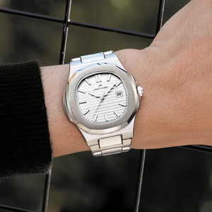 Đồng Hồ Thể Thao Nam Oem Bằng Thép Không Gỉ Sang Trọng Đồng Hồ Tùy Chỉnh Đồng Hồ Đeo Tay Hàng Đầu 2021 Nhà Sản Xuất Janus Kaiser - Product Image 6