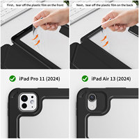 Tablette de protection robuste antichoc pour étui ipad pour iPad Pro 13 pouces étui M4 2024