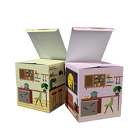 Cajas de Embalaje de Papel Plegables de la Mejor Calidad para Juguetes, Embalaje Personalizado para Muñecas de Juguete para Niños