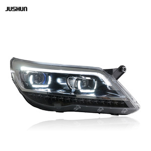 Kit de phares à LED Jushun pour Volkswagen Tiguan 2010 2011 2012, projecteur bi-xénon, feux de jour DRL, clignotants - Product Image 3