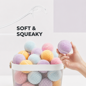Jouets à mâcher pour chiens personnalisés avec logo, écologiques, en gros, balles de tennis en caoutchouc pour animaux de compagnie, jouets interactifs pour chiens - Product Image 4