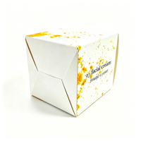 Boîtes d'emballage pliables écologiques personnalisées avec impression CMYK, 350g SBS, pour contenants de parfum, de bougies, de cosmétiques et de soins de la peau