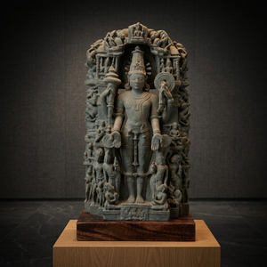 Monolithe souverain en grès du Seigneur Chaturbhuj Vishnu |   Programme de Sauvegarde du Patrimoine pour Centre de Spa de Luxe, Sanctuaire et Centre de Méditation Focal - Product Image 2
