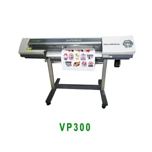 שני-יד בשימוש רולנד VP300i /VP540i Eco-ממס הזרקת דיו מדפסת/חותך הדפסת & לחתוך