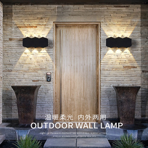 Applique murale Led carrée imperméable, pour l'intérieur et l'extérieur, design moderne, idéale pour un Corridor, une porte, un couloir ou un couloir, 4 unités - Product Image 6