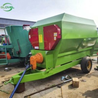 Mélangeur TMR autopropulsé professionnel PTO pour l'alimentation des bovins, machine à arroser les aliments, mélange de fourrage humide et sec