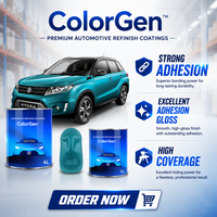 Color Gen Peinture Automobile Acrylique Solide 1K pour Retouche Automobile, Teinte de Couleur Résistante, Revêtement Liquide Applicable au Pinceau
