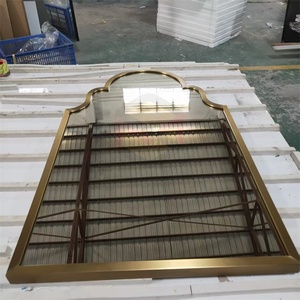 Gương phòng tắm khách sạn cao cấp khung thép không gỉ 304 kiểu dáng châu Âu tùy chỉnh - Product Image 5