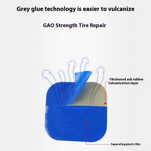 <span class=keywords><strong>Film</strong></span> de réparation à froid multifonctionnel <span class=keywords><strong>Mike</strong></span> 115 116 pour pneus de voiture, chambre à air, patch carré en caoutchouc pour pneus sans chambre à air - Product Image 3