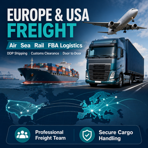 Agente <span class=keywords><strong>de</strong></span> carga <span class=keywords><strong>de</strong></span> Alibaba en Europa, transporte multimodal, cotización <span class=keywords><strong>de</strong></span> flete, preparación para Amazon FBA, ruta transfronteriza a Canadá y EE. UU. - Product Image 1