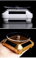 Jingying Plattenspieler Solar Showcase Rotierender Schmuck Uhren ring Telefonst änder Organizer Schmuck Display Plattenspieler