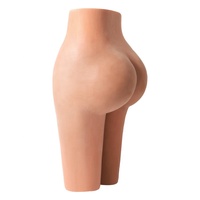 Fausses fesses rembourrées en silicone pour femmes, culotte extra longue de 5cm d'épaisseur, rehausseur de fesses rembourré, sexy, grande taille
